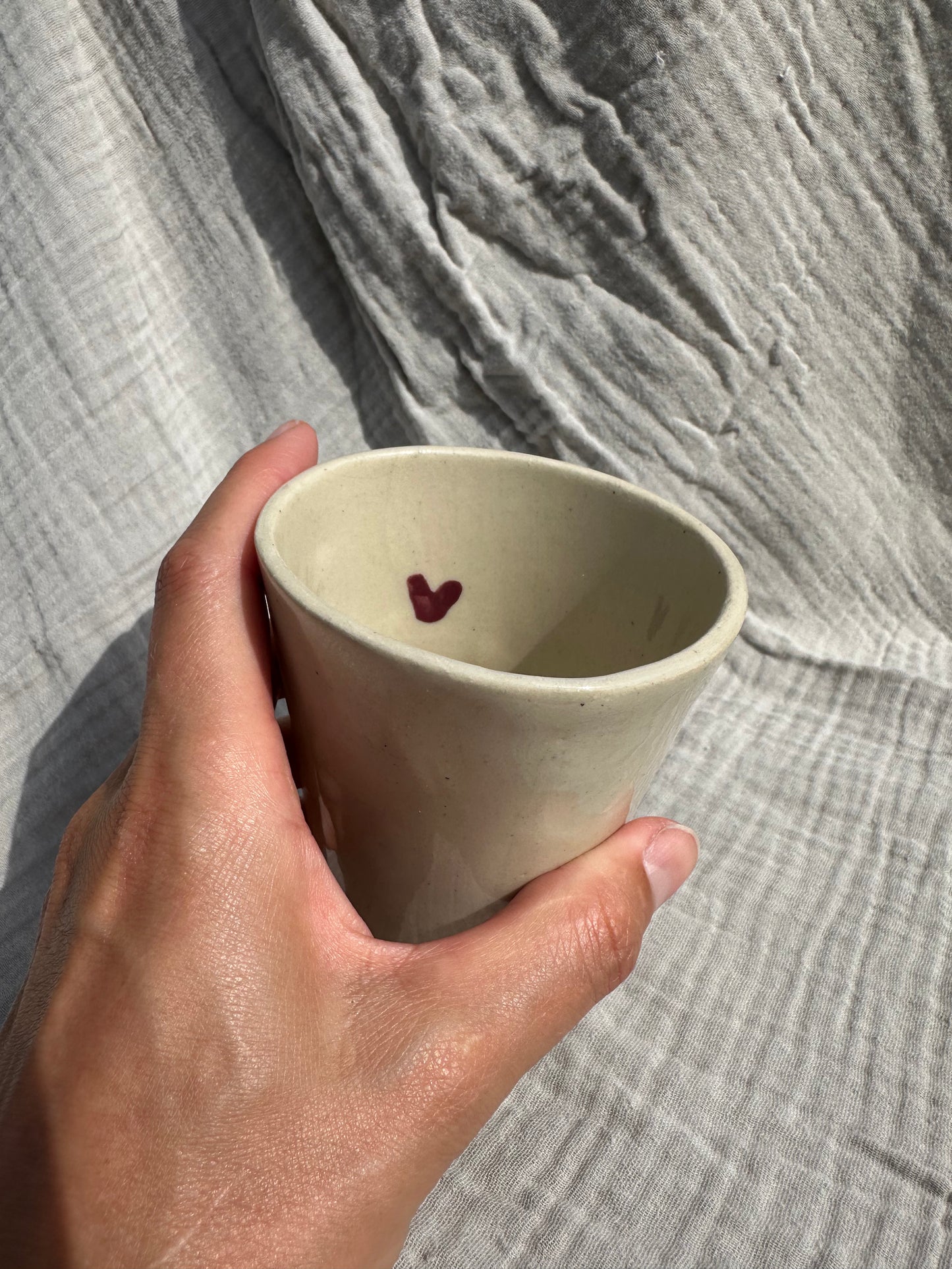 The tall cup for Bodhi!