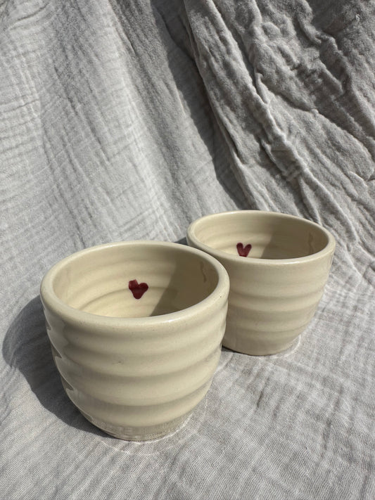 De swirl kopjes voor Bodhi!